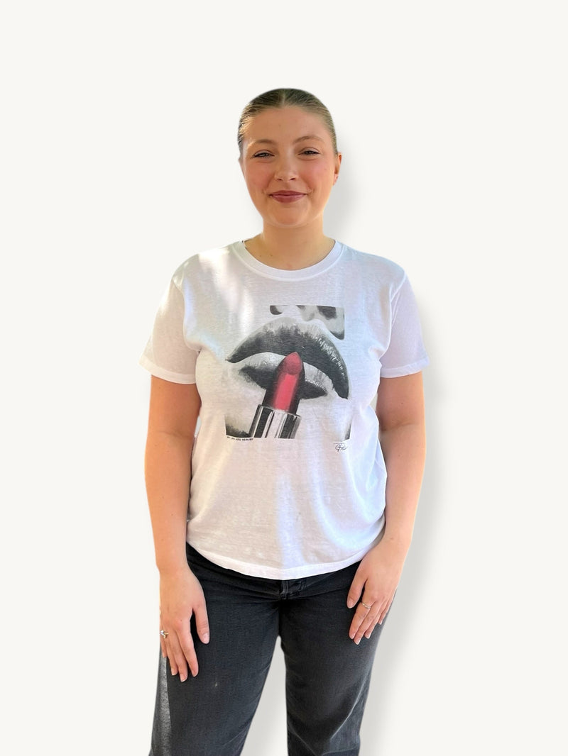 My Lips are Sealed Mushie Tee