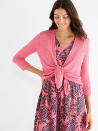 Slub Knit 4-Way Cardigan