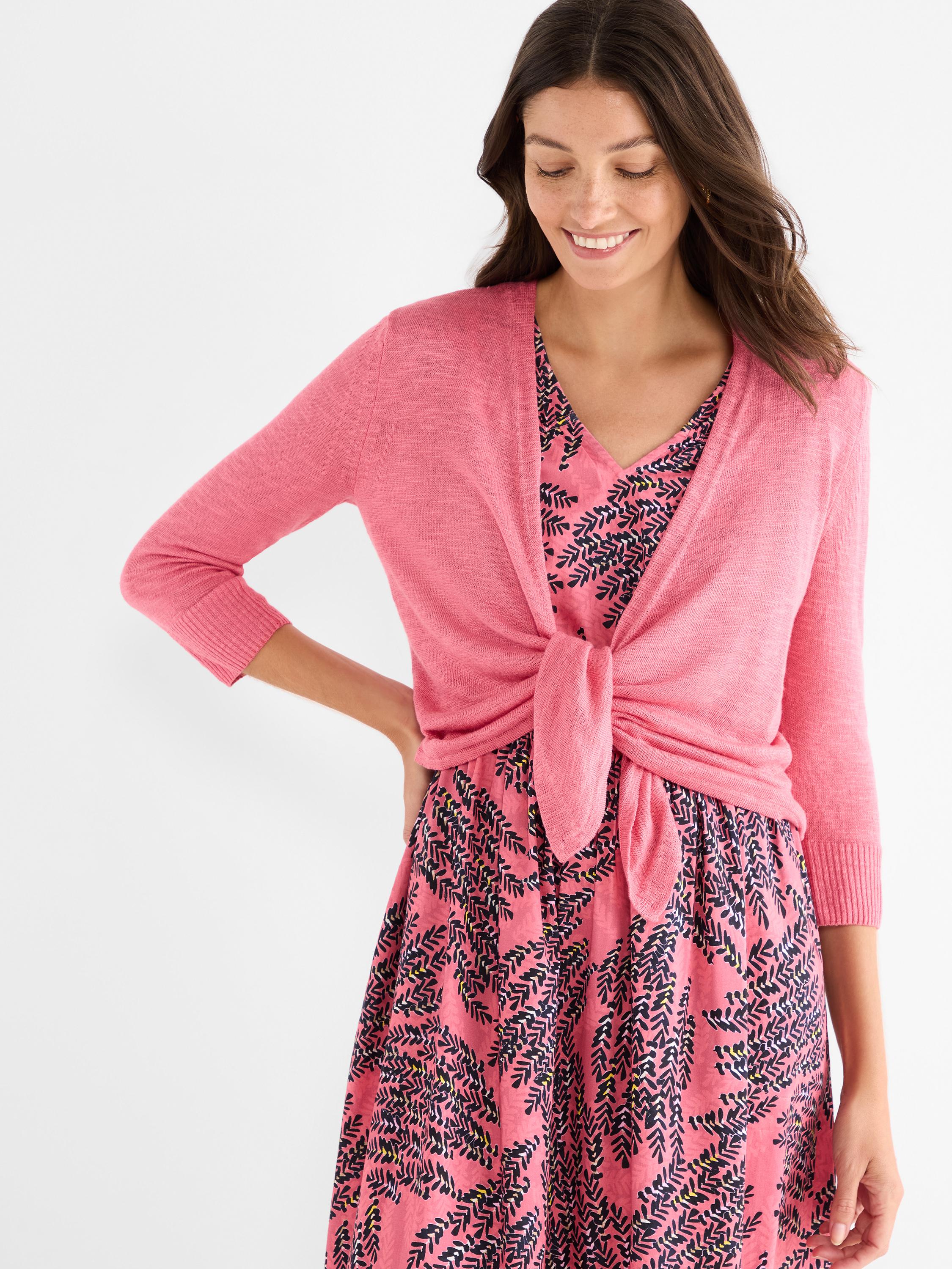 Slub Knit 4-Way Cardigan