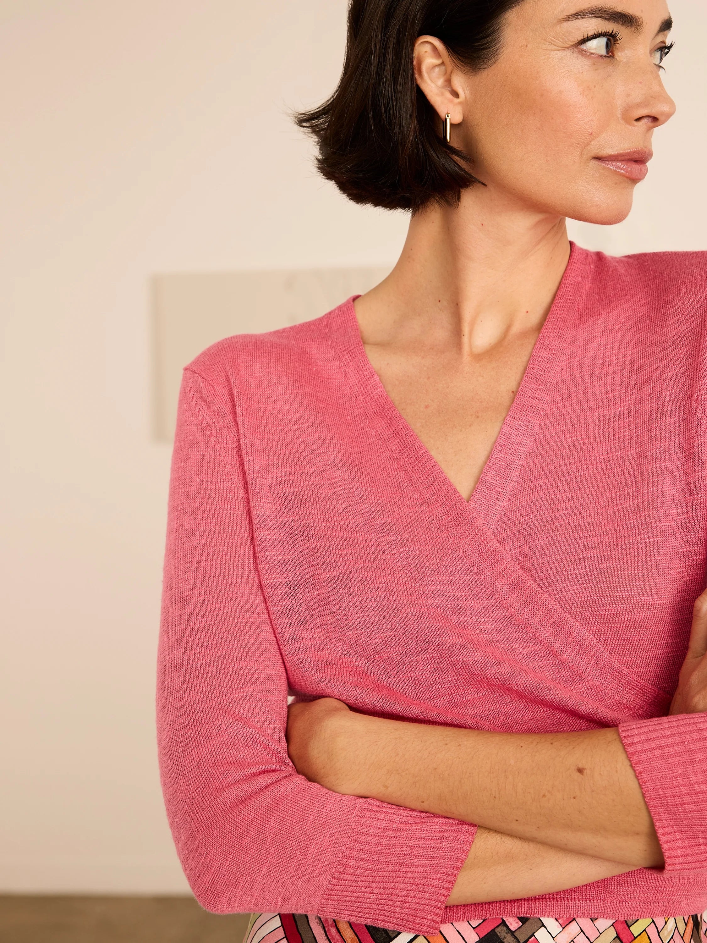 Slub Knit 4-Way Cardigan