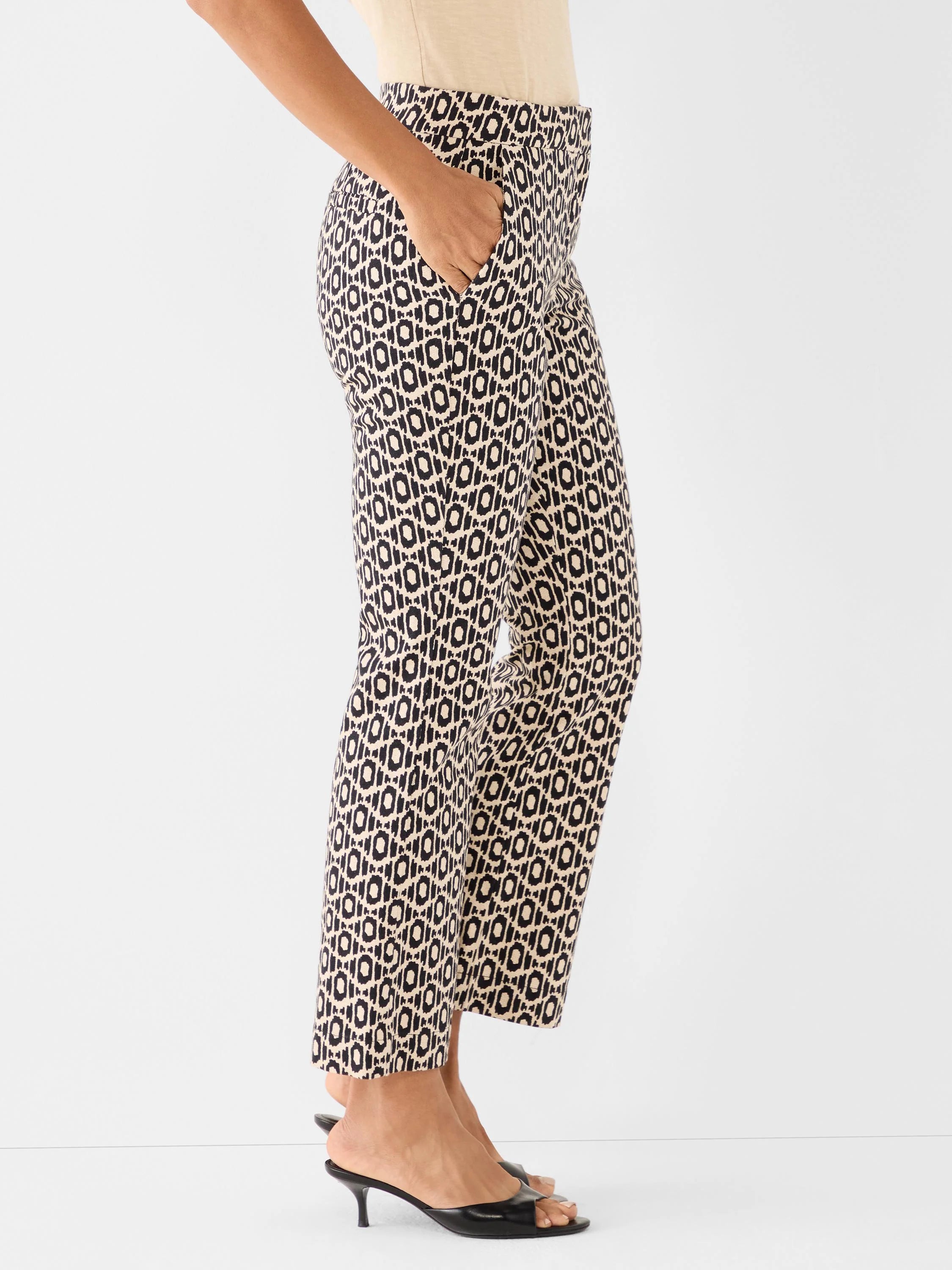 28" Lacy Diamonds Plaza Demi Boot Pant
