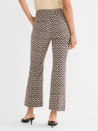 28" Lacy Diamonds Plaza Demi Boot Pant