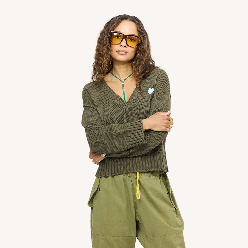 Saturday V Neck Sweater