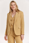 Baylor Notched Collar Blazer Buckwheat