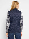 Knit Trim Puffer Vest