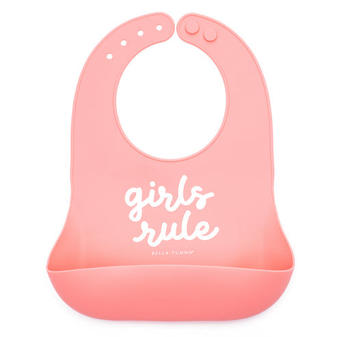 Girls Rule Wonder Bib