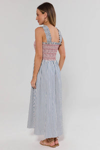 Smocked Midi Dress