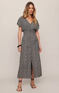 Sanna Iris Floral Midi Dress