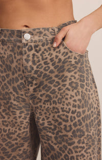 Marli Denim Leopard Pant