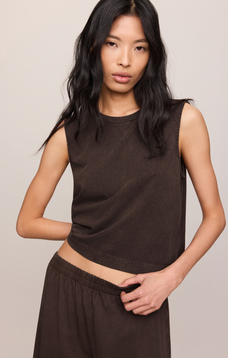 Sloane Cotton Jersey Tank