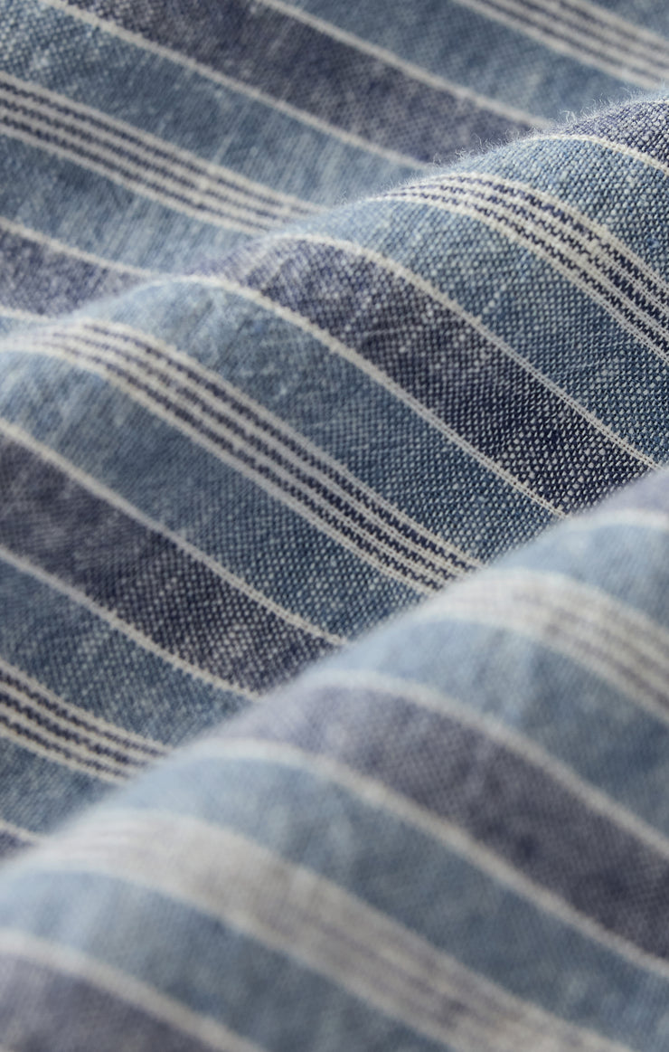 The Signature Striped Button Up Top