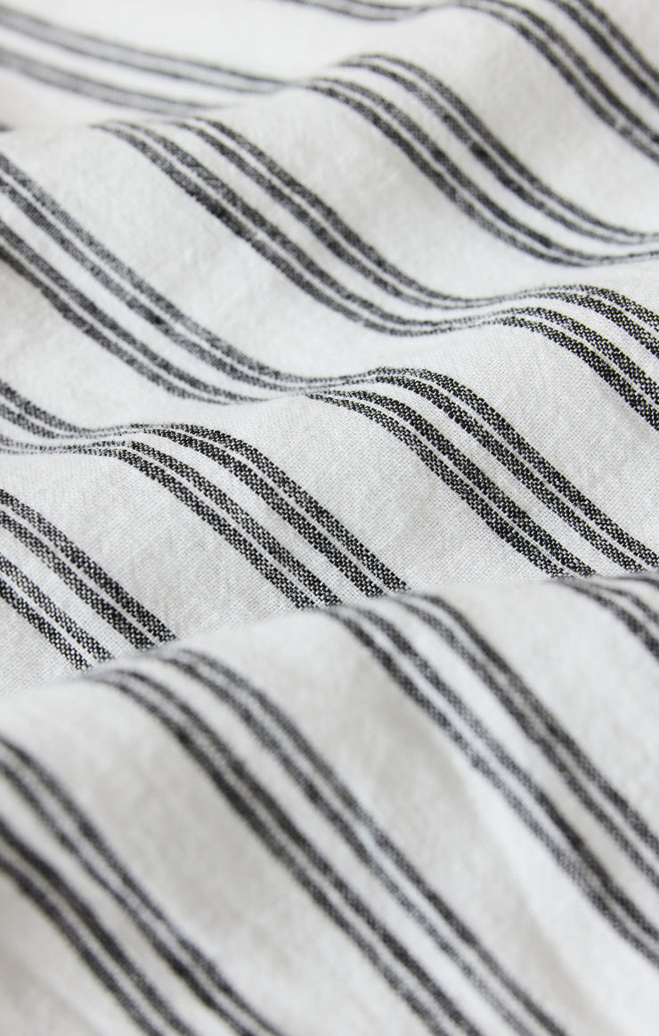 The Signature Striped Button Up Top