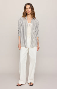 Reese Button Up Stripe Top