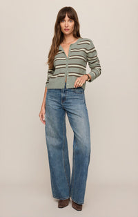Medina Cozy Stripe Cardigan