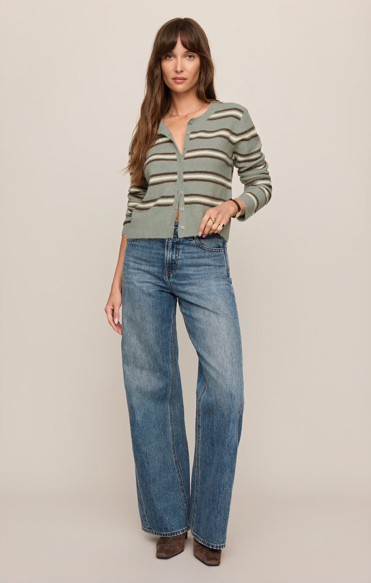 Medina Cozy Stripe Cardigan