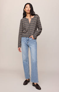 Medina Cozy Stripe Cardigan