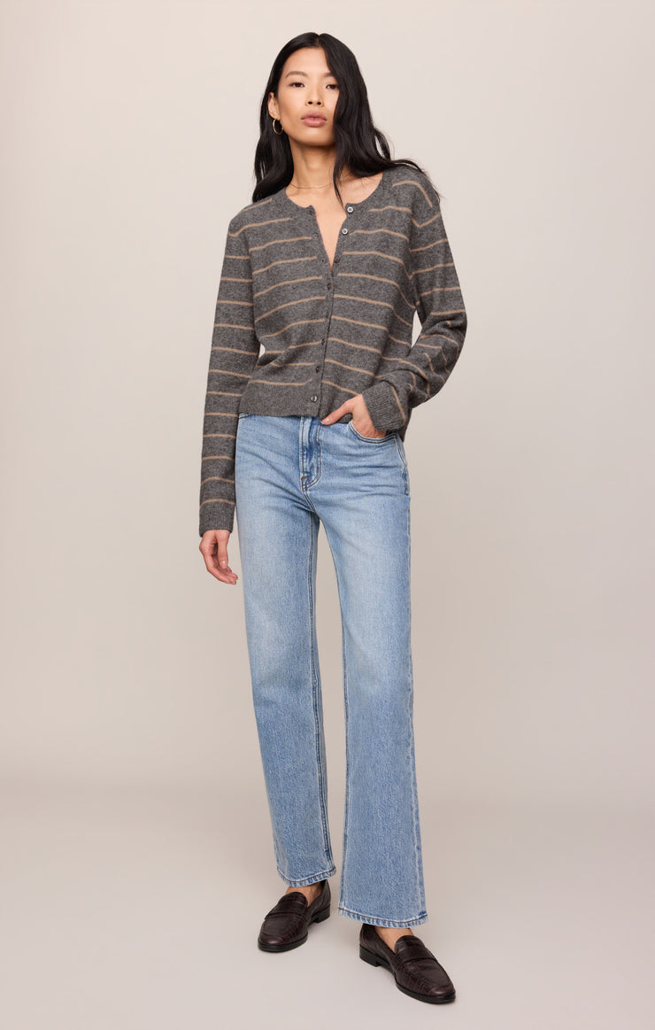 Medina Cozy Stripe Cardigan