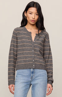 Medina Cozy Stripe Cardigan