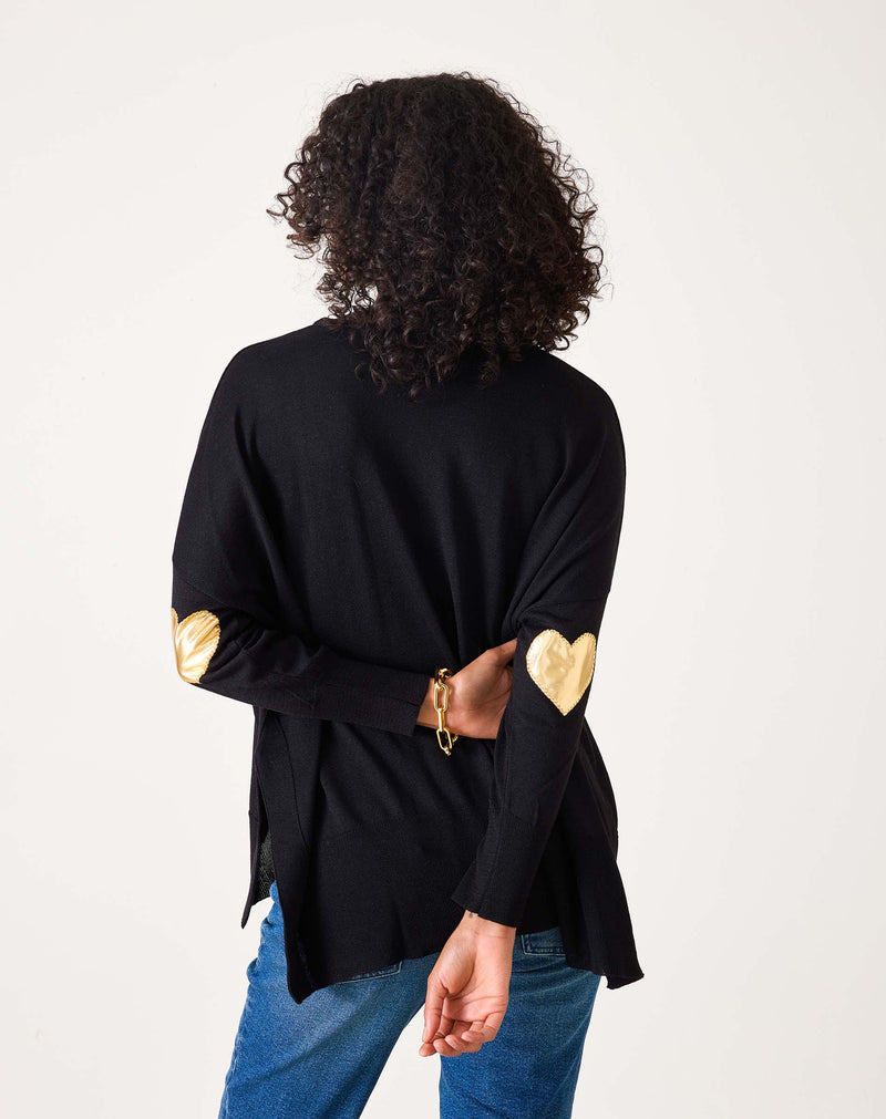 Amour Sweater with Heart Patch
