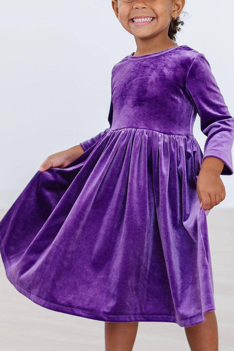 Velvet Twirl Dress