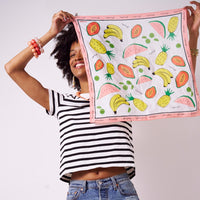 Carson Fruit Print Scarf 21x21