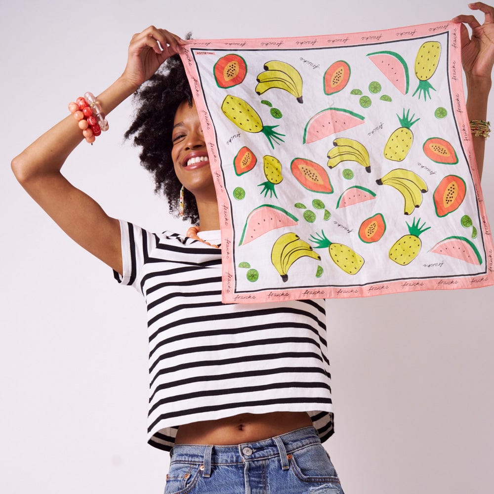 Carson Fruit Print Scarf 21x21