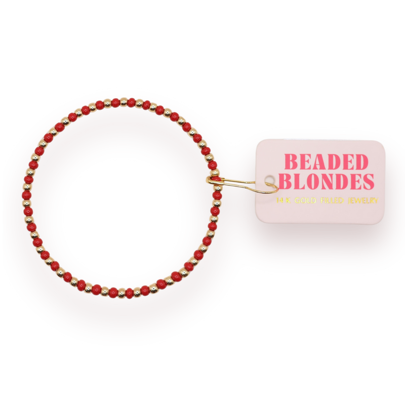 Demi Bracelet Crimson Red