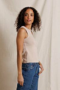 Daphne Rib High-Neck Tank