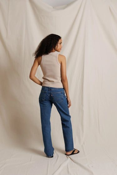 Daphne Rib High-Neck Tank