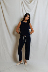 Esther Terry Mock Neck Tank
