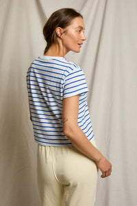 Everett Jersey Striped Short Sleeve Tee