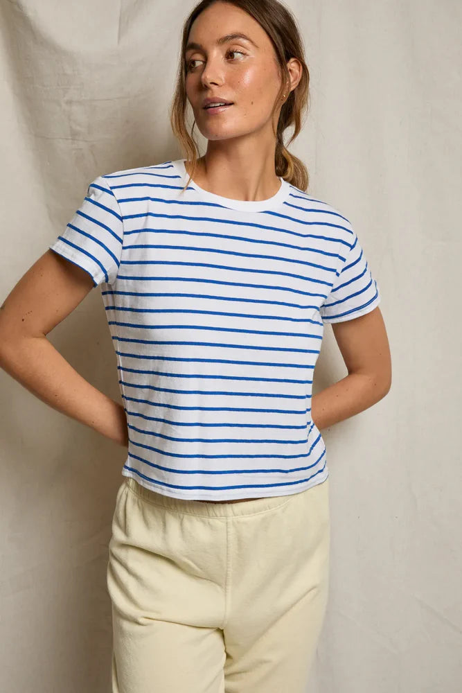 Everett Jersey Striped Short Sleeve Tee