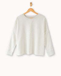 Frenchie Raw Edge Crewneck