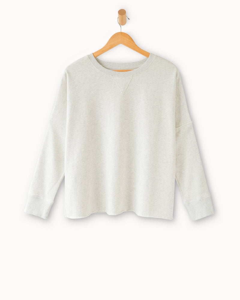 Frenchie Raw Edge Crewneck