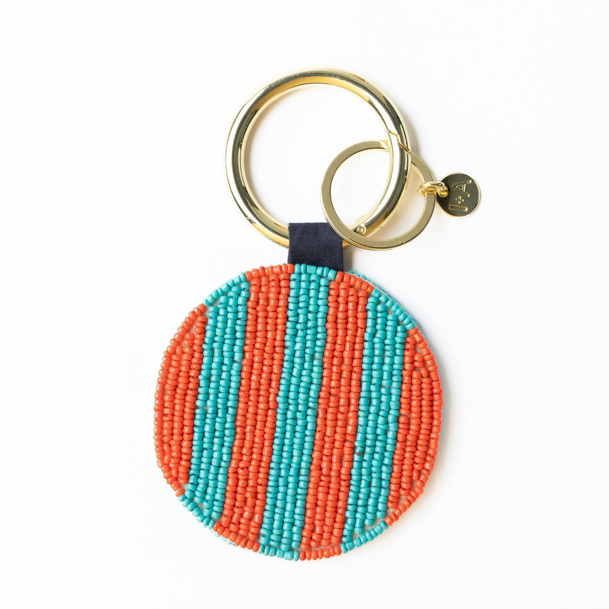 Kelsey Bananas Seed Bead Bag Key Ring