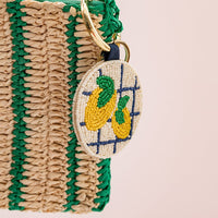 Kelsey Lemons Seed Bead Bag Key Ring