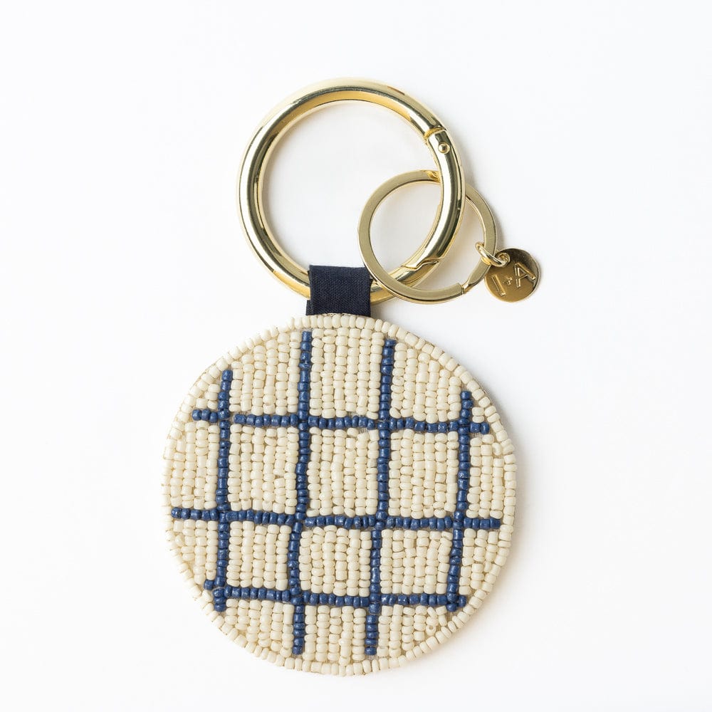 Kelsey Lemons Seed Bead Bag Key Ring