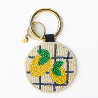 Kelsey Lemons Seed Bead Bag Key Ring