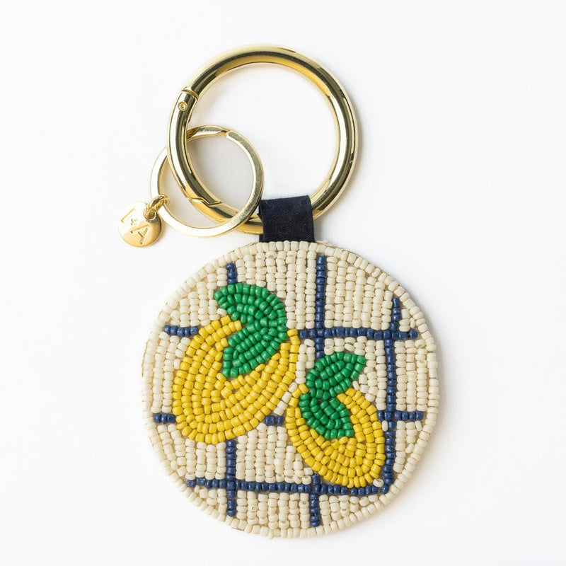 Kelsey Lemons Seed Bead Bag Key Ring