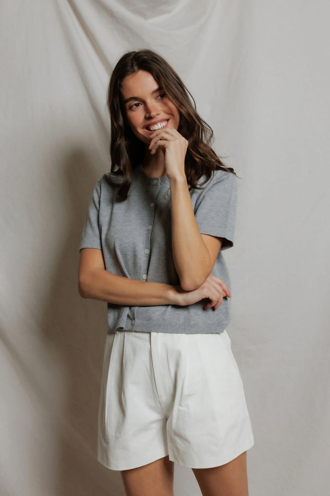 Maude Crewneck Cardigan