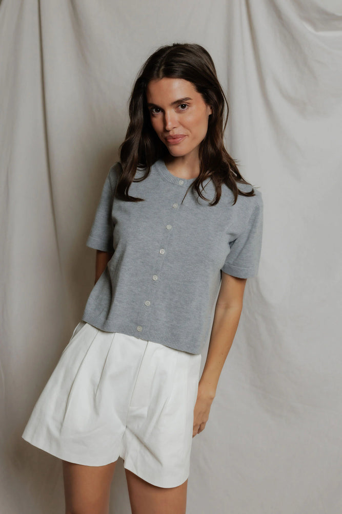 Maude Crewneck Cardigan