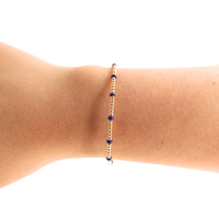 Navy Dainty Poppi Bracelet