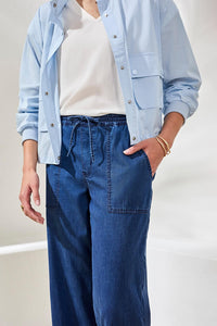 Audrey Wide-Leg Cropped Joggers