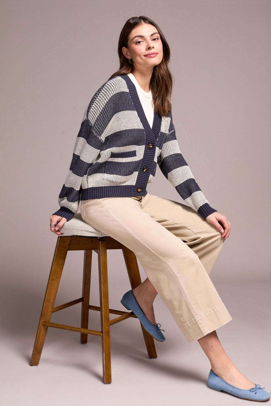 Button Front Sweater Cardigan