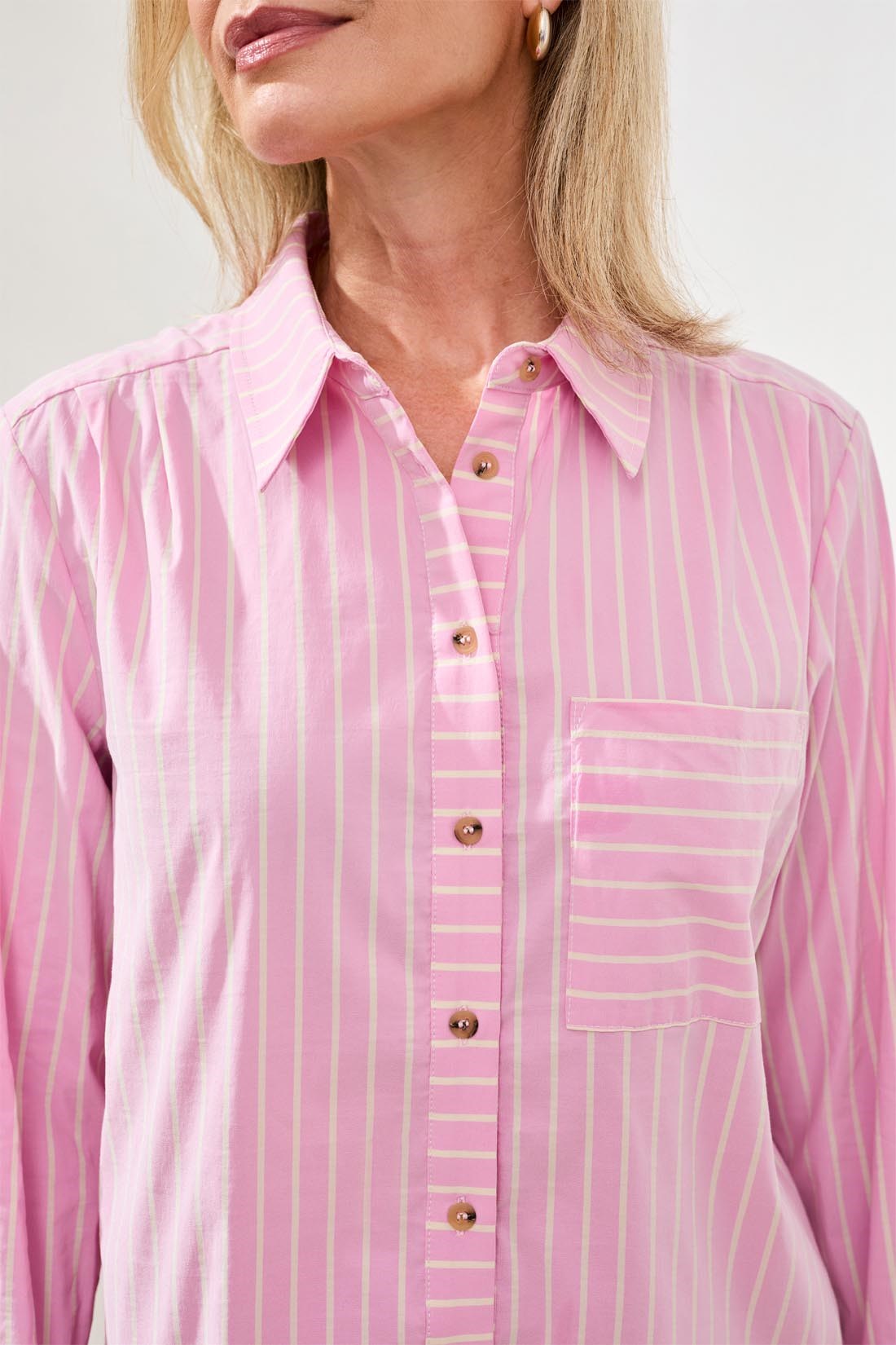 Long Sleeve Collared Shirt