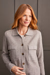 Double Knit Collard Cardigan