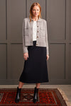 Double Knit Collard Cardigan