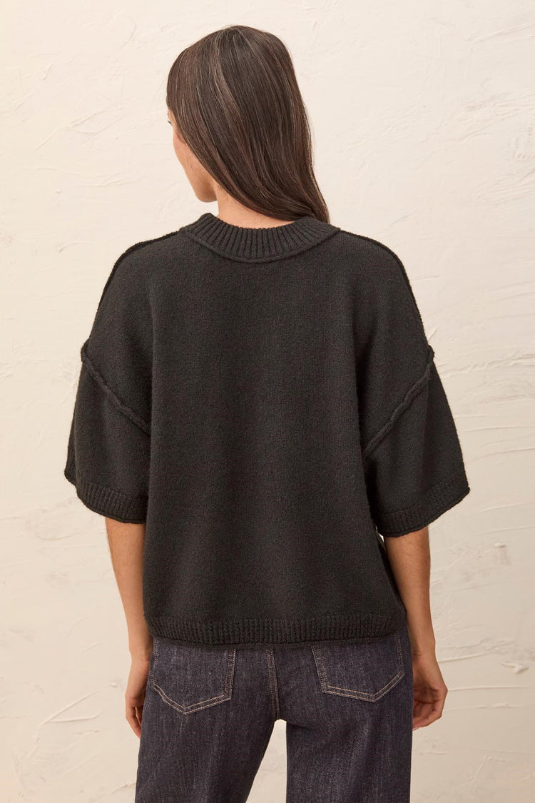 Drop Shoulder Crew Neck