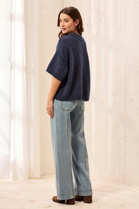 Lightweight Drop Shoulder Crew Neck