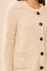 Button-Front Cardigan